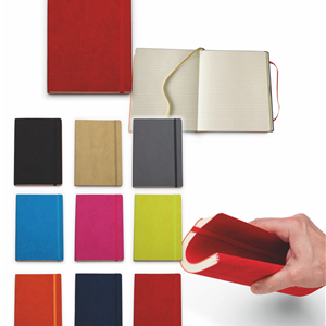 Block Notes tinta unita colorati flessibile 14X20,5 cm